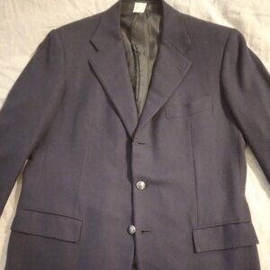 Kiton - navy blue blazer, 100% cashmere